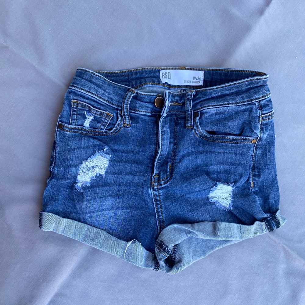 Hollister shorts, sunset high rise, 0/24